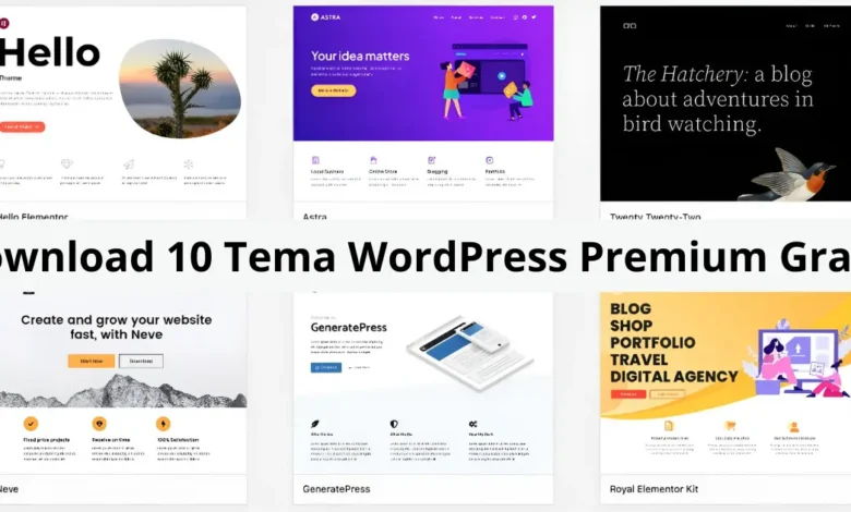 Download 10 Tema WordPress Premium Gratis